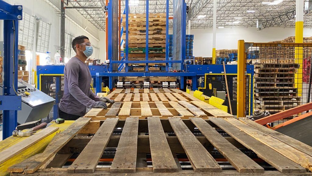 Pallet Broker LLC AMS automated repair line worker Nevada